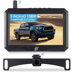 TX Wireless Backup Camera, Video monitors,5 Inch Monitor and Rear View Camera for Cars, Pickups, Trucks, SUV, Minivans