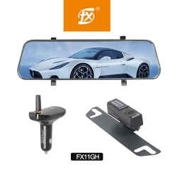 Rearview Mirror DVR with HD 1080P ,Front and Rear Dual Recording ,Touch Screen Monitor,Wireless Backup Camera for Car,SUV,Pickup.